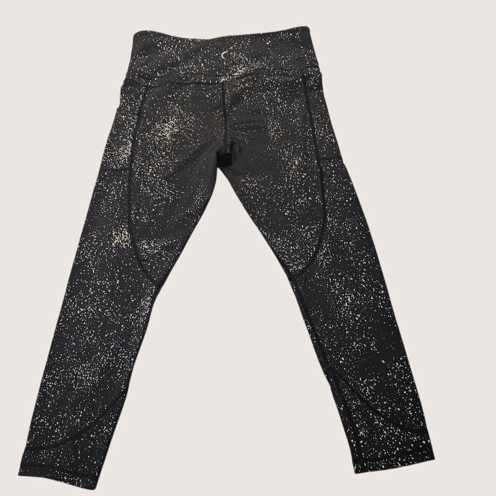 Zyia Speckled Leggings with Side Pockets - Picture 3 of 7